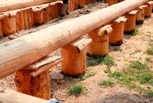Деревянный фундамент в строительстве 