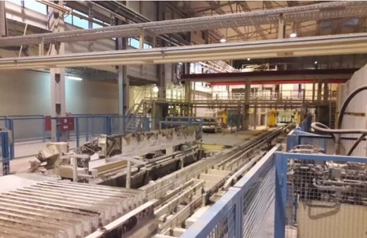 Газобетон при производстве 