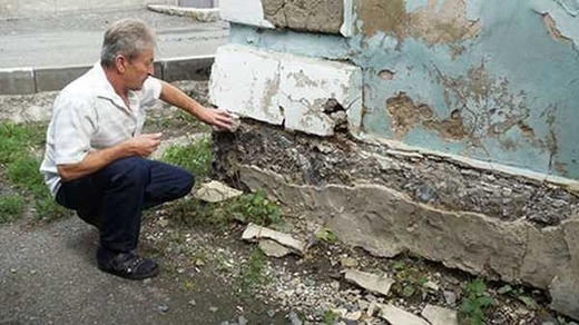 Причины разрушения фундамента 